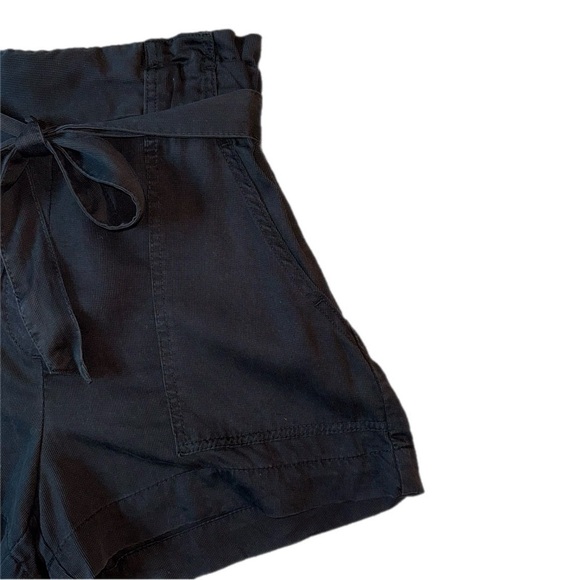 H&M Black High-Waist Tie Shorts - Picture 4 of 8